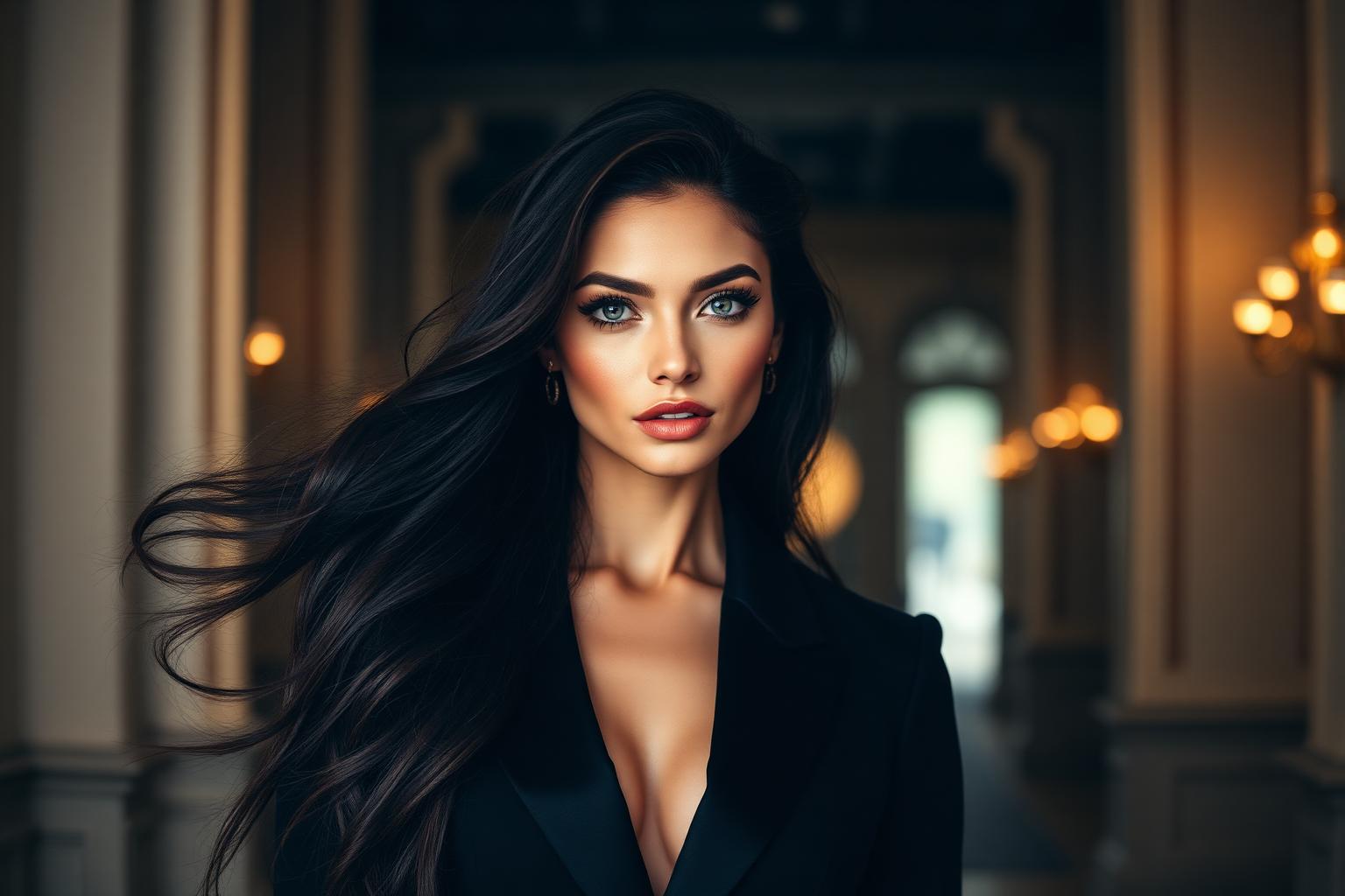 Glass Brunette